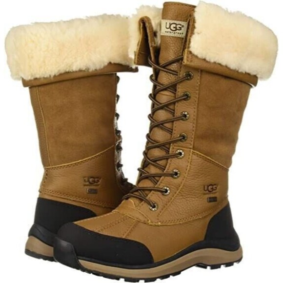 UGG Women's W ADIRONDACK BOOT TALL III Snow #1905142 Chestnut, M US